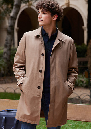 Trench homme Beige Foncé - AURÈLE II