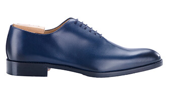 Richelieu Marine pour Homme - Semelle Cuir et Patin - PETER PATIN