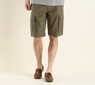 Bermuda cargo homme Taupe Foncé - CORBEN