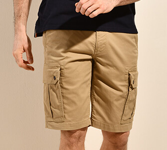 Bermuda cargo homme Désert - CORBEN