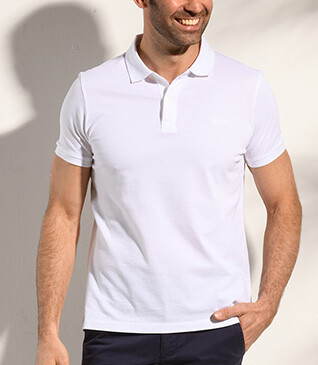 Polo Blanc homme - ALEC