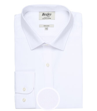 Chemise Oxford coton blanc - EVRARD