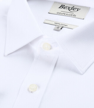 Chemise Oxford coton blanc - EVRARD