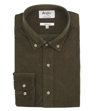 Chemise en velours Kaki - WAYNE