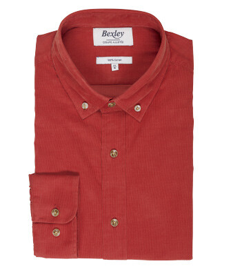 Chemise en velours Feu - WAYNE