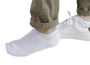 Socquettes homme Blanc