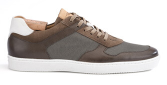 Sneakers homme Taupe Patiné - MERIWA