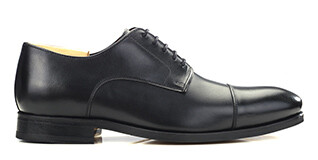 Derbies homme Noir semelle cuir - GILWELL