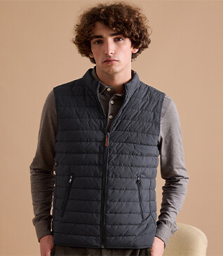 Doudoune sans manches homme Charbon - NIELS II