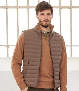 Doudoune sans manches homme Marron Clair - NIELS II