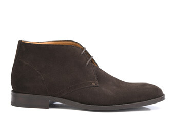 Chukka boots homme Velours Brun - WORMINGTON GOMME