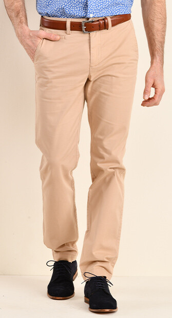 Pantalon chino homme Beige Foncé - JERRY II