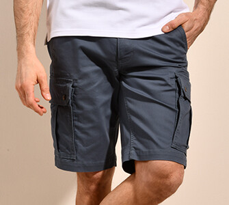 Bermuda cargo homme Bleu Nordique - CORBEN II