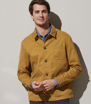 Veste coton homme Caramel - FÉLICIEN