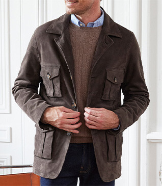 Veste saharienne homme Brun - FRÉMOND