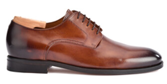 Derby homme châtaigne patiné - PENFORD