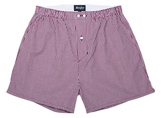 Caleçon homme en coton assorti Rouge et Blanc - ELON
