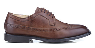 Derbies homme cuir Chocolat patiné - BESFORD GOMME CITY