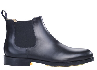 Low boots cuir homme Noir - FLAGER LOW PATIN