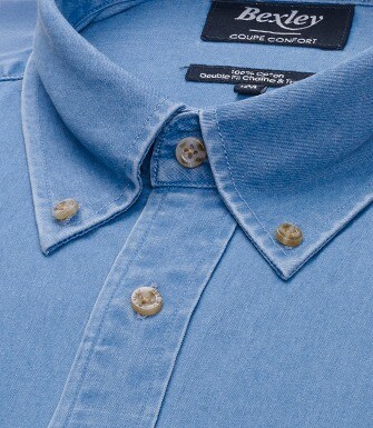 Chemise en jean Denim clair - CHESTON