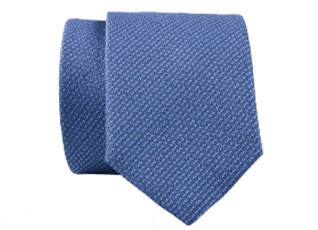 Cravate homme Soie Faux-uni Bleu Océan
