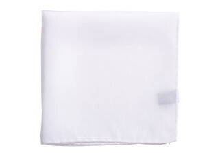 Pochette de costume homme en soie Blanc