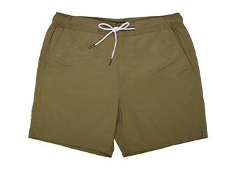 Short de bain homme Kaki - BRENTAN