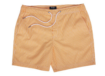 Short de bain homme rayé Orange - BRENTAN