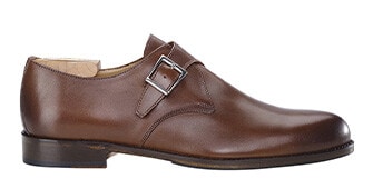 Chaussures cuir homme avec boucle Châtaigne Patiné - BLOOMINGDALE SILVER PATIN