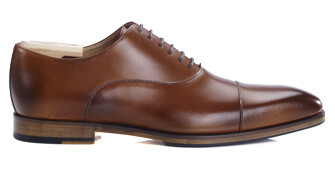 Richelieu Gold patiné homme semelle cuir avec patin gomme - SPEZIA II PATIN