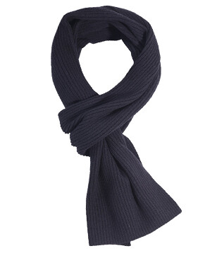 Écharpe Laine Homme Noir