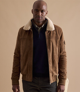 Blouson aviateur homme Havane - EVERETT II