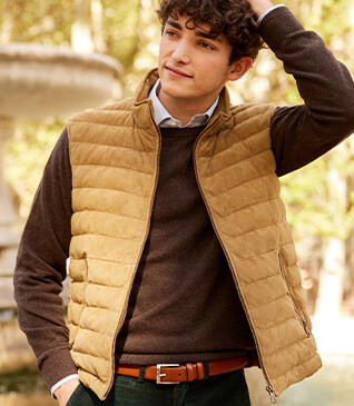 Blouson en cuir sans manches Chamois homme - NIKLAS