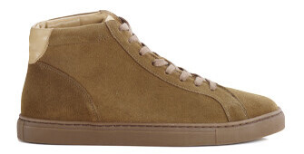 Sneakers montantes homme Velours Chamois - THORNLEA