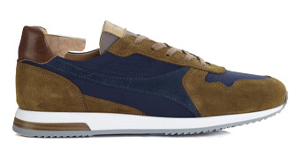 Sneakers homme Chamois et Navy - BOLWARRA
