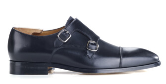 Chaussures homme double boucle Noir - CHEDINGTON