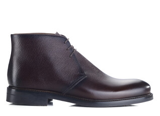 Low boots homme Chocolat grainé - GREENWICH GOMME CITY II