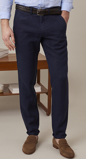 Pantalon chino homme Navy - KYLSON