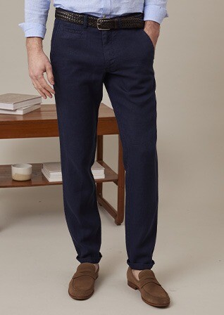 Pantalon chino homme Navy - KYLSON