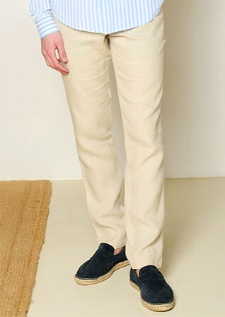 Pantalon chino homme Beige Clair - KYLSON