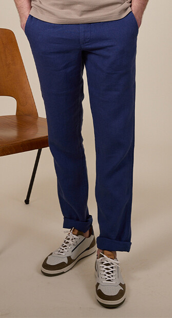 Pantalon chino homme Bleu Indigo - KYLSON