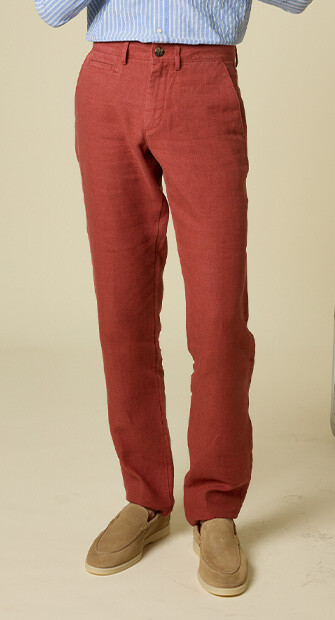 Pantalon chino homme Terracotta - KYLSON