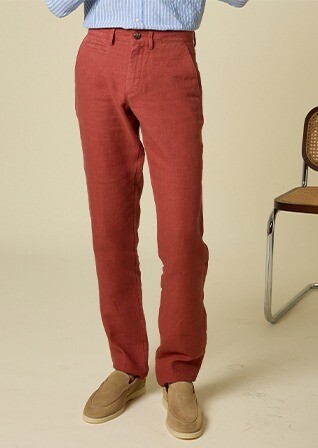 Pantalon chino homme Terracotta - KYLSON