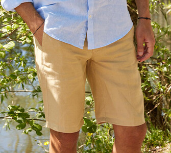 Bermuda lin Beige  - BORYS