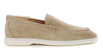 Mocassin homme Velours Beige - MANASOTA III
