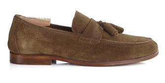 Mocassin homme cuir velours chamois - BROGLIO