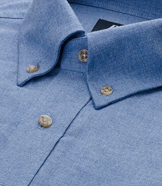 Chemise flanelle - Bleu Chiné - ANDER