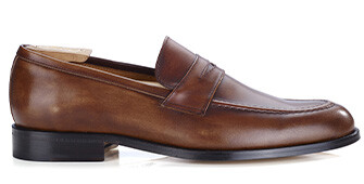 Mocassin pour Homme Cognac Patiné - DIXTON