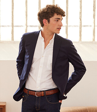 Blazer homme Marine - LANDÉRIC