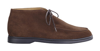 Bottines casual homme Velours Havane - SERENOA